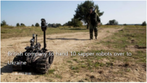 英国国防公司向乌克兰提供扫雷机器人