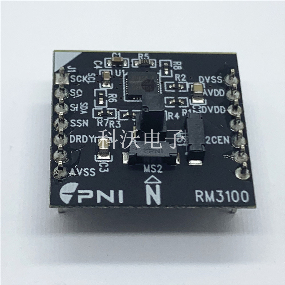 RM3100模块 PCBA评估板 PNI原装测试板_中国AGV网(www.chinaagv.com)