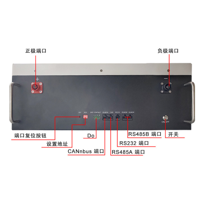 51.2V100AH挂壁式家庭储能磷酸铁锂电池