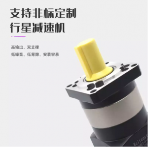 国产精密减速器大扭矩方法兰WGE系列伺服电机步进电机直齿行星减速器