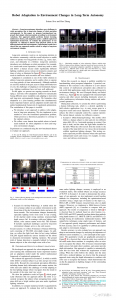 【论文】移动机器人长期自主控制中对环境变化的适应