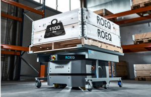 ROEQ利用新的推车系统将OMRON LD-250的产能提高一倍