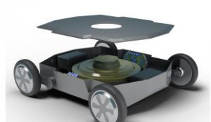 类似潜伏式AGV，乌克兰配备反坦克自杀式机器人