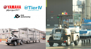 雅马哈携手Tier IV等共同开发的非道路自主送货服务车“eve auto”开始对外运营