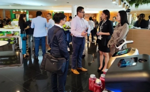 现场报道！擎朗受邀参加万豪集团亚太区运营大会