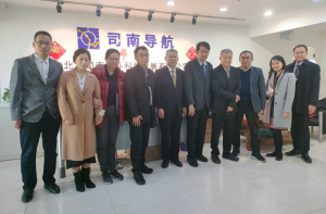 泰国航空无线电公司总裁一行考察访问司南导航北京子公司