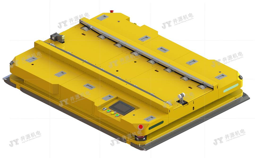 SLAM激光导引双向辊道型AGV_中国AGV网(www.chinaagv.com) SLAM激光导引双向辊道型AGV_中国AGV网(www.chinaagv.com)