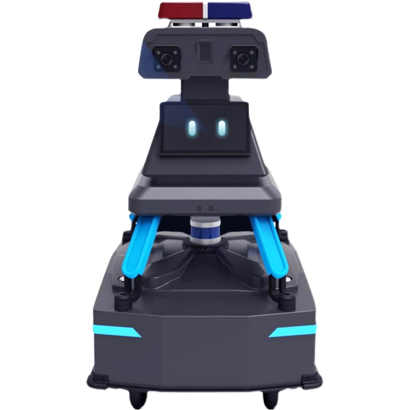 智能巡检机器人室外安防巡逻自动监测执勤警务语音对话巡查机器人