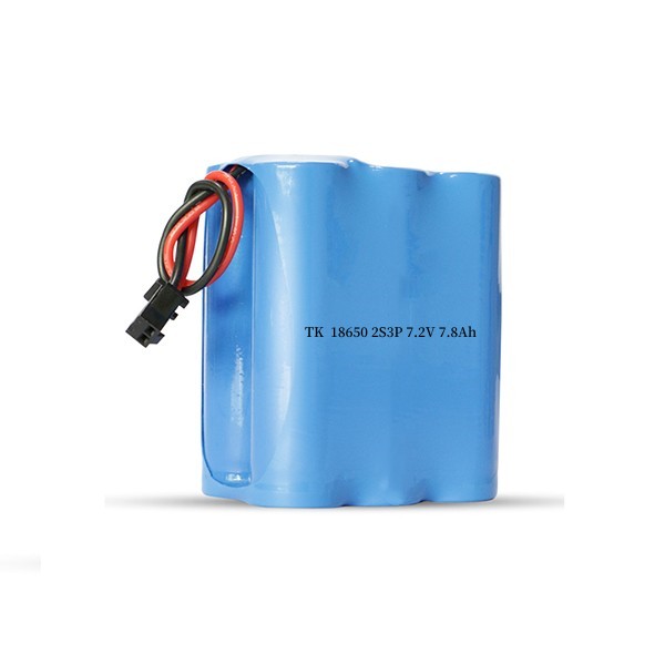 供应18650 2S3P 7.2V 高温锂电池组