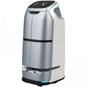 酒店送物机器人无人配送机器人语音播报外卖配送智能对话聊天取物