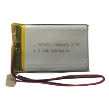 供应 523450 1000mAh聚合物锂电池