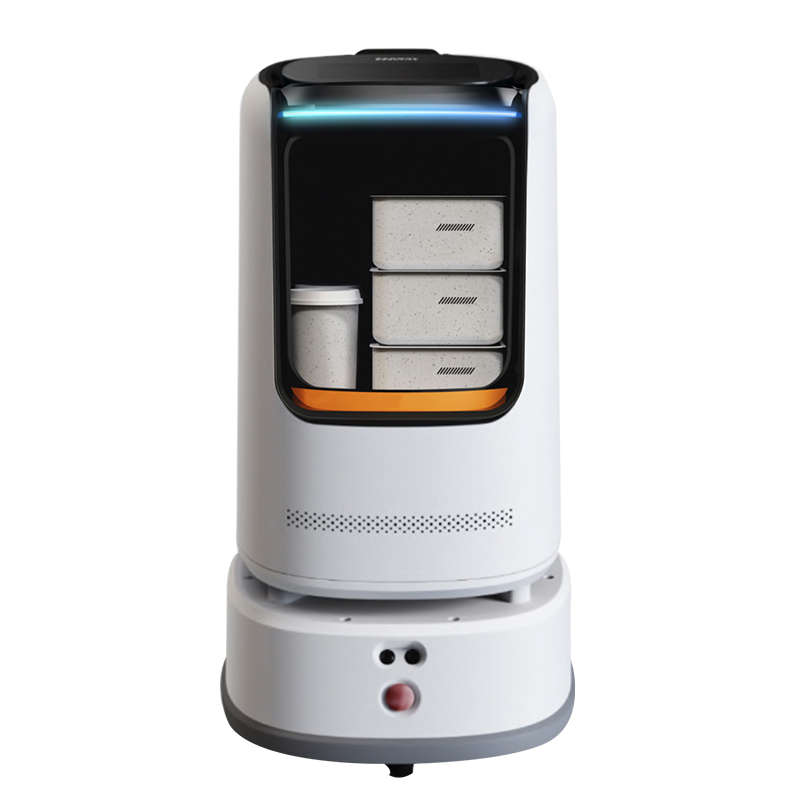 酒店智能机器人无人配送机器人客房送水机器人语音播报外卖配送