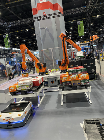 KUKA 在 ProMat 2023 上展示KMP 600 移动机器人