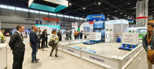 塔斯克亮相PROMAT2023，展示全球独特创新性的托盘机器人