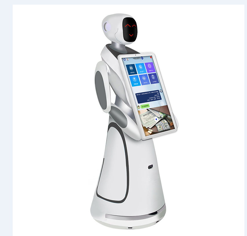 迎宾机器人AI语音对话服务机器人展厅展馆银行讲解机器人_中国AGV网(www.chinaagv.com)