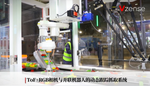 基于RGB-D ToF相机和并联机器人的动态抓取系统