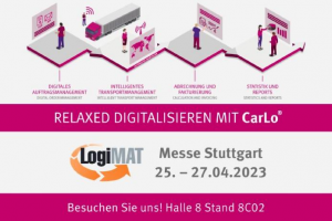Soloplan 将在 LogiMAT Stuttgart 2023的主题是：使用 CarLo 轻松数字化