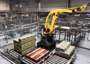 工业机器人和生产线末端