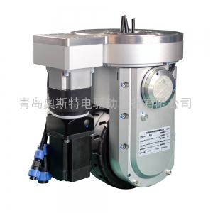 奥斯特建筑机器人舵轮200轮径承载300Kg奥驱移动机器人agv电驱动轮