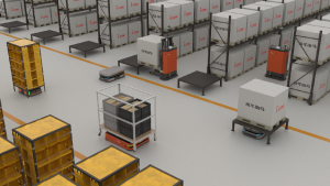 “木牛流马”移动机器人混合调度系统