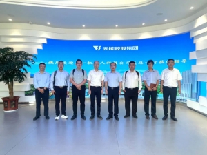 三一机器人公司总经理吴名陵一行到访天能工业动力电池公司