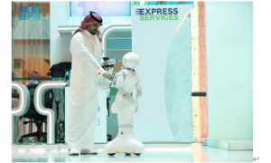 沙特研究中心推出首位机器人员工提升医疗保健水平