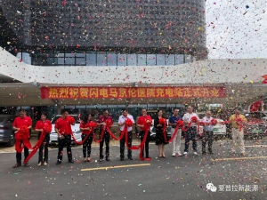 爱普拉全新运营品牌——闪电马充电站，正式上线运营！