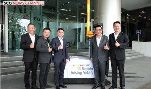 通过 5G 远程控制叉车——SCG/AIS/PSU 为泰国提供更高效、更安全的首个工业案例