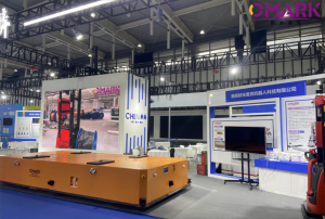 欧米麦克携基于3D SLAM激光导航的80T重载AGV亮相世界智能制造大会