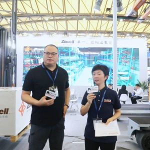 卓一智能“蟹力士”超长物料重载叉车首秀CeMAT ASIA （2023）