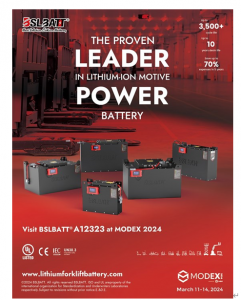 BSL工业电池将在 MODEX 2024 推出更强大的产品组合