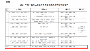思岚科技通过2024年第一批上海市高新技术成果转化项目认定