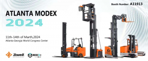 展会直击|卓一智能叉车亮相美国MODEX物流展！