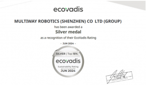 跻身全球受评企业前15%，劢微机器人首次被EcoVadis授予可持续发展银牌