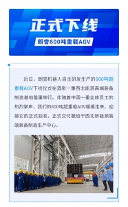 朗誉机器人&中国一重——600吨重载AGV设备验收仪式隆重举行！