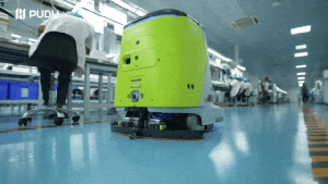 电子工厂里的清洁黑科技：PUDU CC1智能清洁机器人大显身手