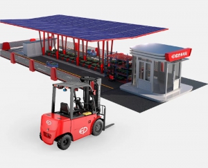 新产品新技术，中力开创物流园【换电新时代】！