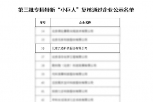 喜报！云迹科技通过工信部专精特新“小巨人”企业复核