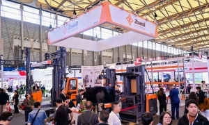 卓一智能叉车在CeMAT ASIA （2024）展示物流领域的先锋力量