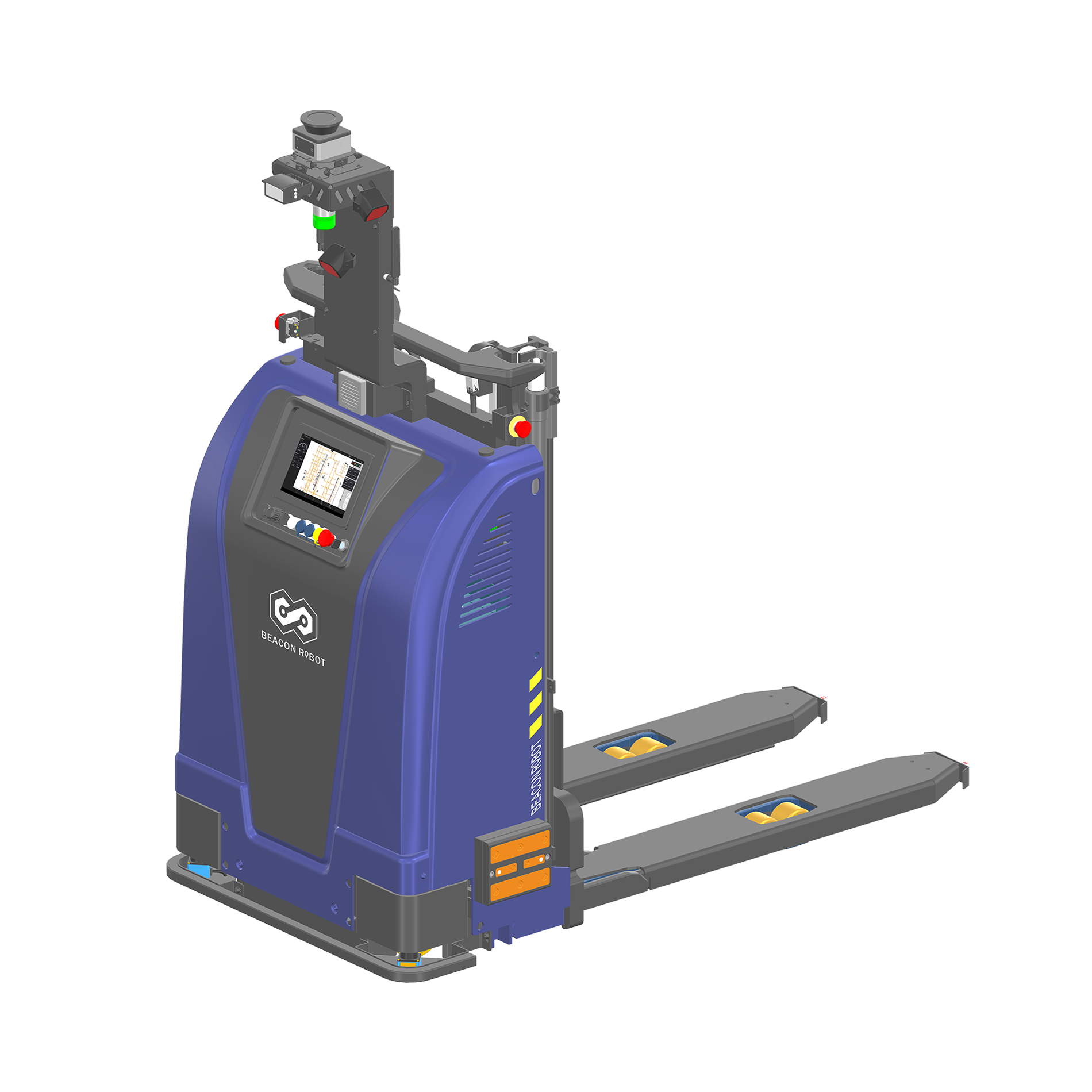 寻迹智行 |  紧凑型托盘堆垛车BR-F12SL-LD 搬运叉车 举高1844mm