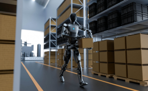 普渡发布首款全尺寸仿人机器人普渡D9