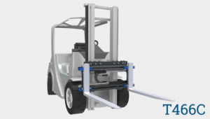 靠普将LogiMAT 2025首次亮相其全新设计的叉车货叉调节器T466C
