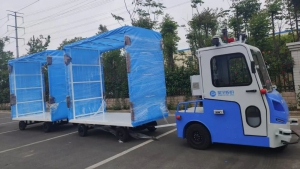 九曜智能无人牵引车进入车灯行业头部客户 赋能汽车产业链场间物流数智化升级