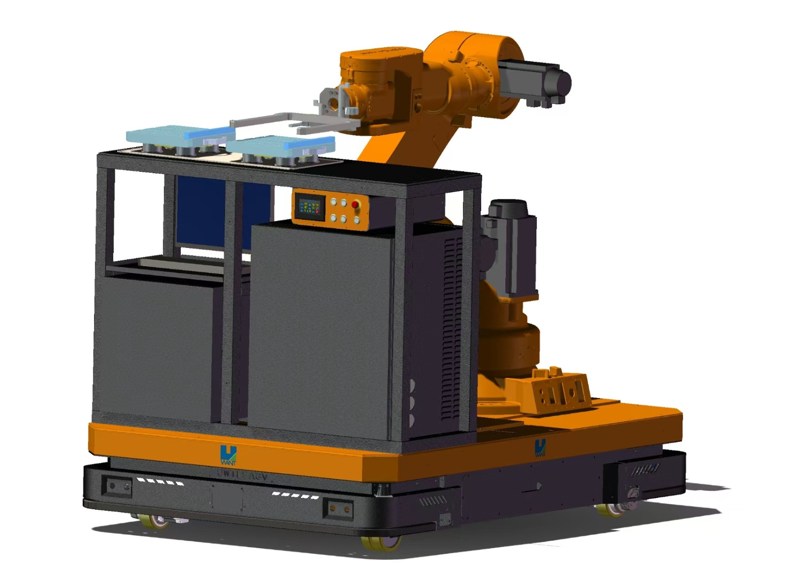 AGV,潜伏牵引式agv，优旺特