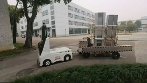 打通电梯企业车间园区物流壁垒：蚂蚁无人驾驶牵引车解锁无缝转运新方案