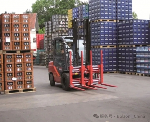 饮料行业搬运升级新选择, 效率翻倍从博索尼（Bolzoni）属具开始