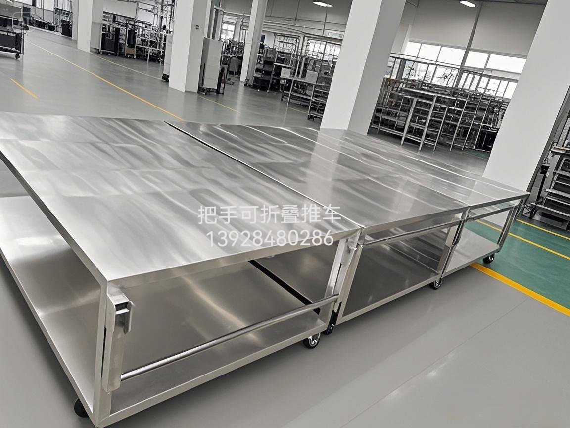 不锈钢推车周转车物料车上料车多层叠货车物流车