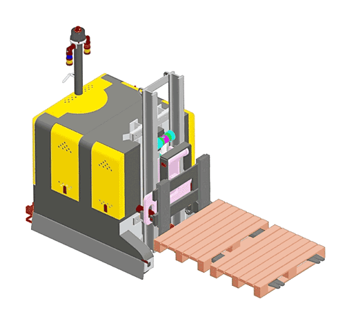 Elettric80：双托盘激光导引车LGV for 2 pallets