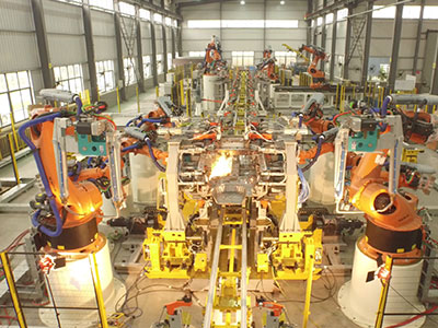 白车身柔性焊装生产线_中国AGV网(www.chinaagv.com) 白车身柔性焊装生产线_中国AGV网(www.chinaagv.com)