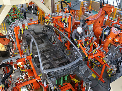 白车身柔性焊装生产线_中国AGV网(www.chinaagv.com) 白车身柔性焊装生产线_中国AGV网(www.chinaagv.com)